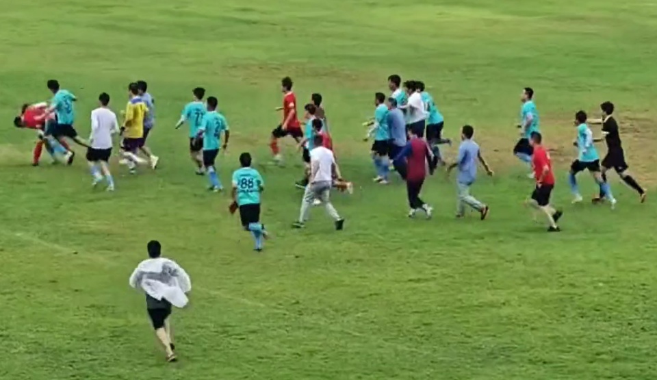 漯河队与商, 肢体冲突, 对阵双方一